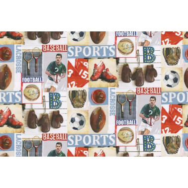 Carta da Parati R15561 Sports Junkie - REBEL WALLS