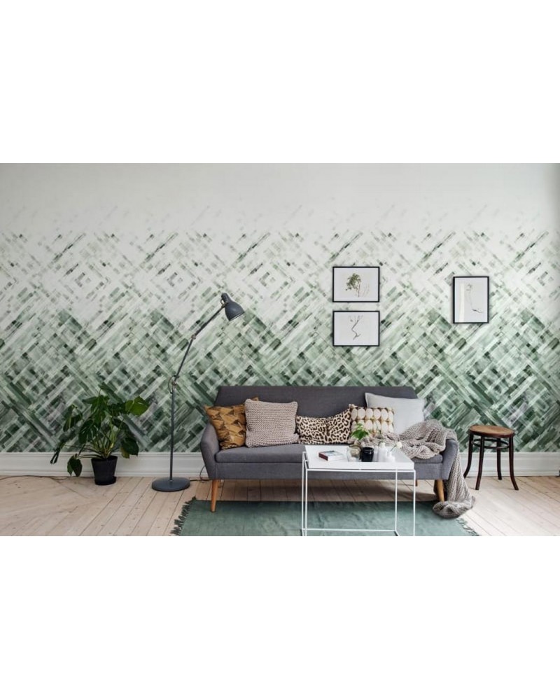 Tapete R12894 Dream Weaver, Verde - REBEL WALLS