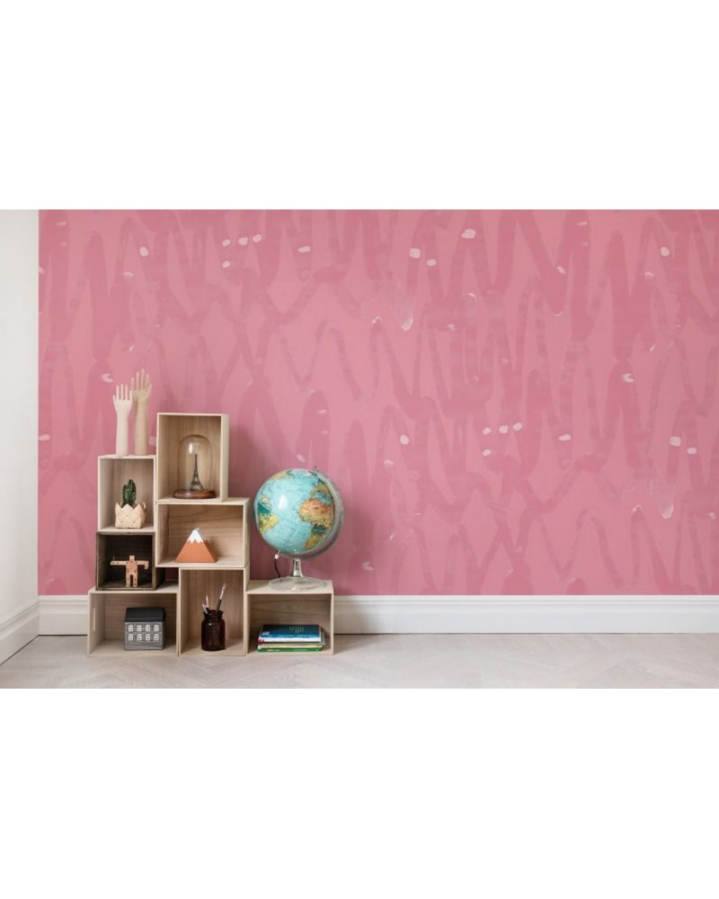 Papel Pintado R14095 Pulse of Passion, Pink - REBEL WALLS