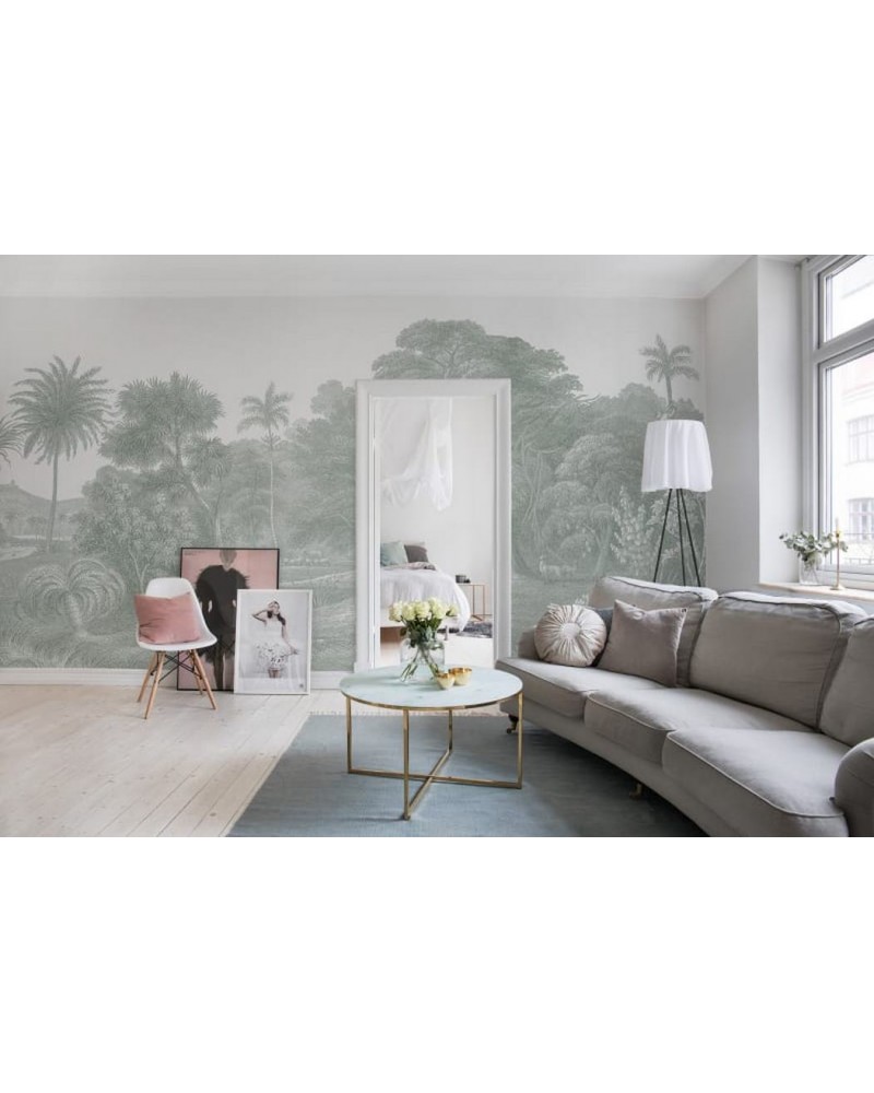 Papel de parede R14613 Jungle Land, Verdant - REBEL WALLS