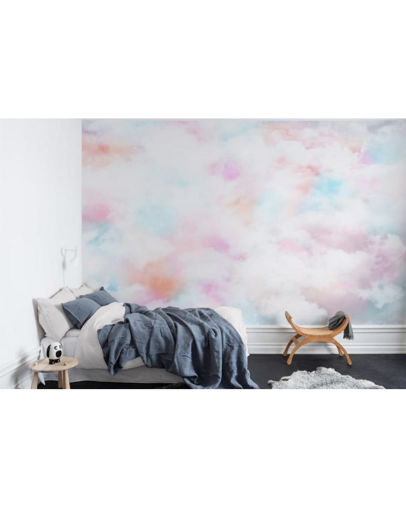 Papel de parede R15411 Coral Clouds - REBEL WALLS