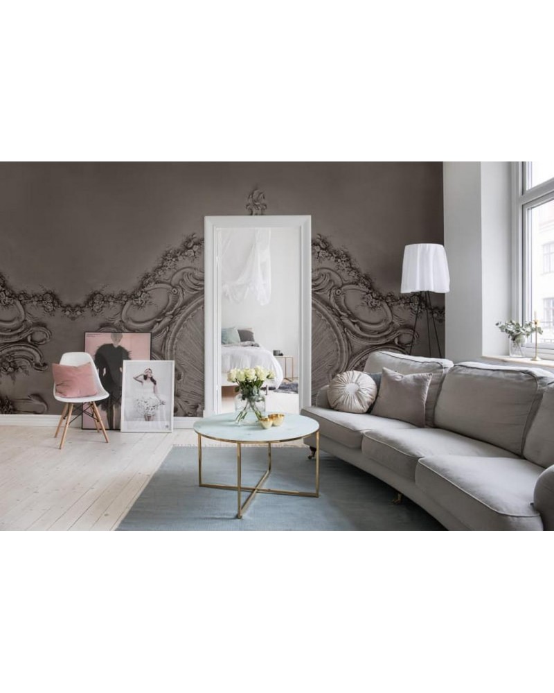 Papel de parede R15482 Stucco Gloria, Clay - REBEL WALLS