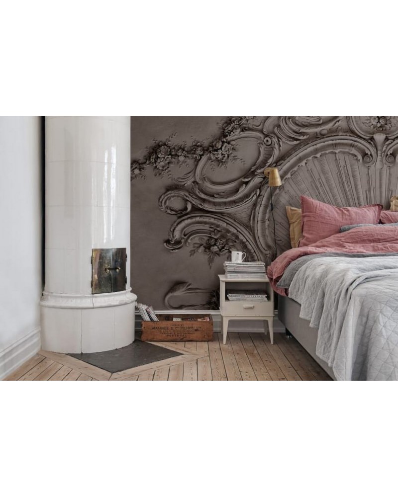 Papel de parede R15482 Stucco Gloria, Clay - REBEL WALLS