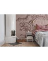 Papel de parede R15483 Stucco Gloria, Dusty Pink - REBEL WALLS