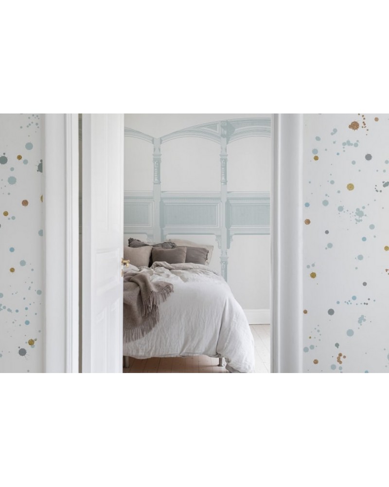 Tapete R15512 Chubby Cherubs, Blue - REBEL WALLS
