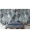 Papel de parede R15572 Big Harlequin, Breeze - REBEL WALLS