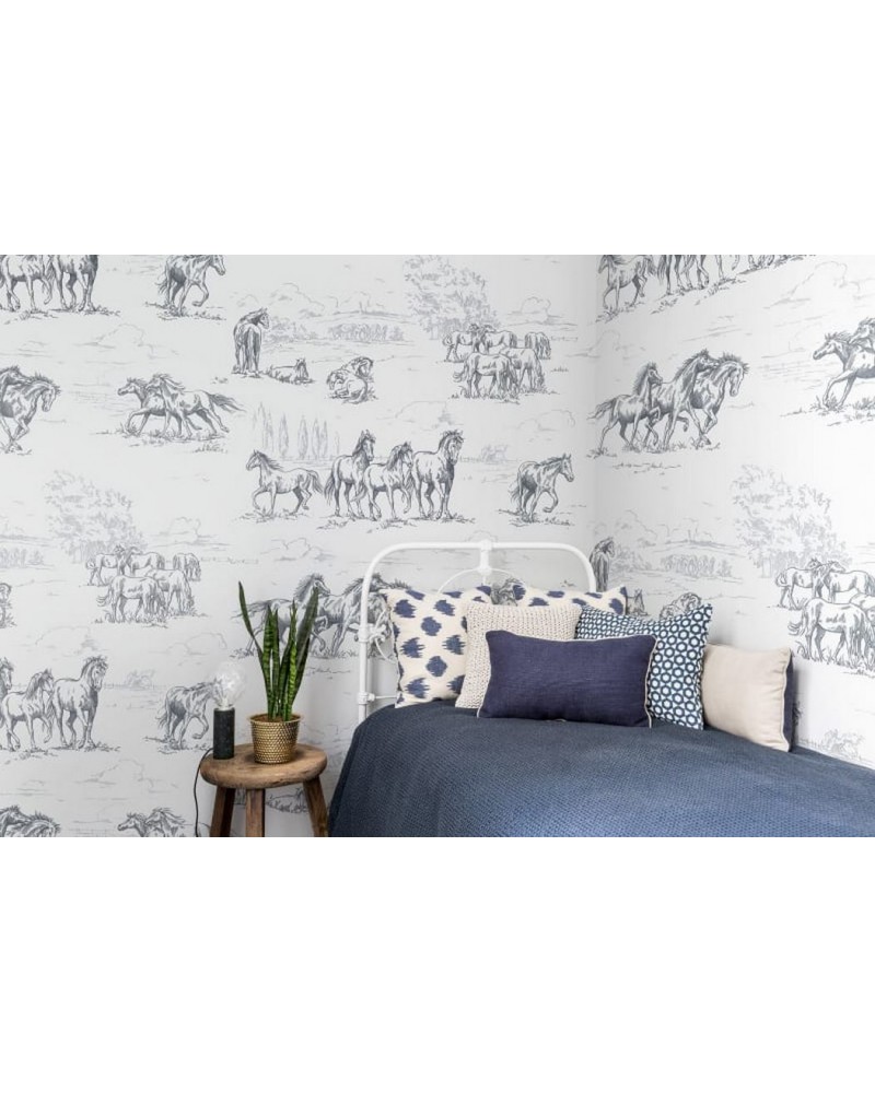 Tapete R15591 Horse Herd - REBEL WALLS