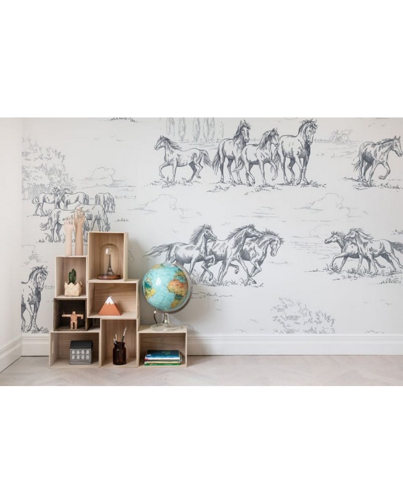 Tapete R15591 Horse Herd - REBEL WALLS