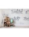 Tapete R15591 Horse Herd - REBEL WALLS