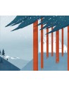 Papel de parede FLAG FOREST WDFF1601 - WALL AND DECO