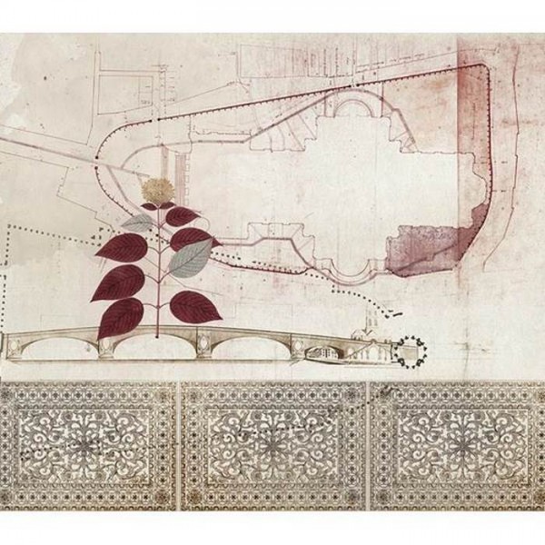Papier peint JO 1008-2 Bridge - Tres Tintas Papier peint JO 1008-2 Bridge - Tres Tintas