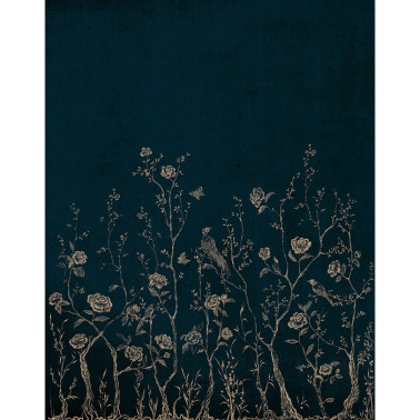 Papier peint CHINOISERIE 7000070 BLUE MURAL - COORDONNE