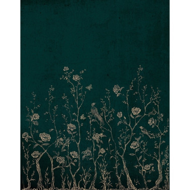 Papier peint CHINOISERIE 7000071 GREEN MURAL - COORDONNE