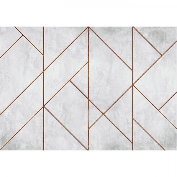 Wallpaper LA COUPOLE 7000073 CONCRETE COOPER MURAL - COORDONNE