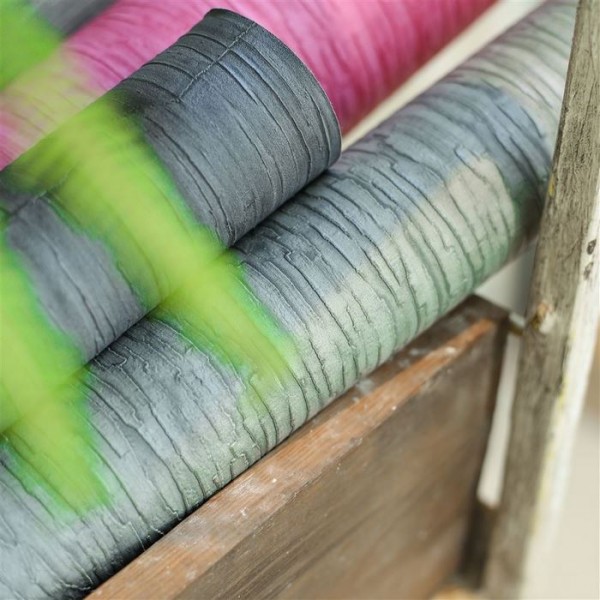 Carta da Parati PDG1041/08 SAKIORI STEEL - Designers Guild