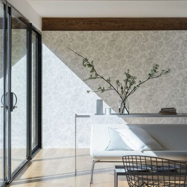 Wallpaper PDG1043/07 KATAGAMI SILVER - Designers Guild