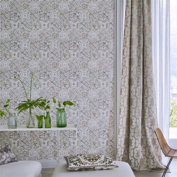 Carta da Parati PDG1021/03 PESARO EMERALD - Designers Guild