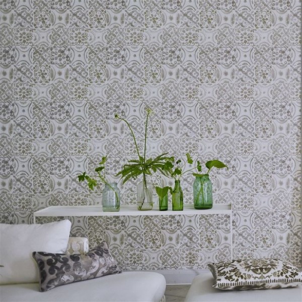 Carta da Parati PDG1021/03 PESARO EMERALD - Designers Guild