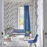 Carta da Parati PDG1022/01 ACANTHUS INDIGO - Designers Guild