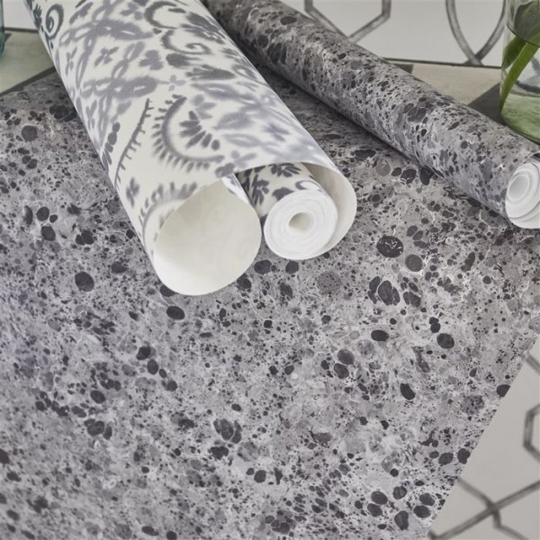 Carta da Parati PDG1025/06 LUSTRO ZINC - Designers Guild