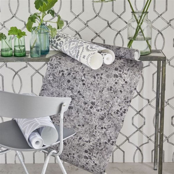 Carta da Parati PDG1025/06 LUSTRO ZINC - Designers Guild