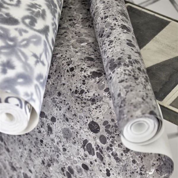Carta da Parati PDG1025/06 LUSTRO ZINC - Designers Guild