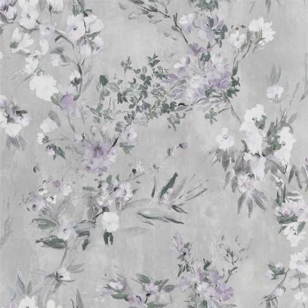 Carta da Parati PDG1024/03 FAIENCE SILVER - Designers Guild