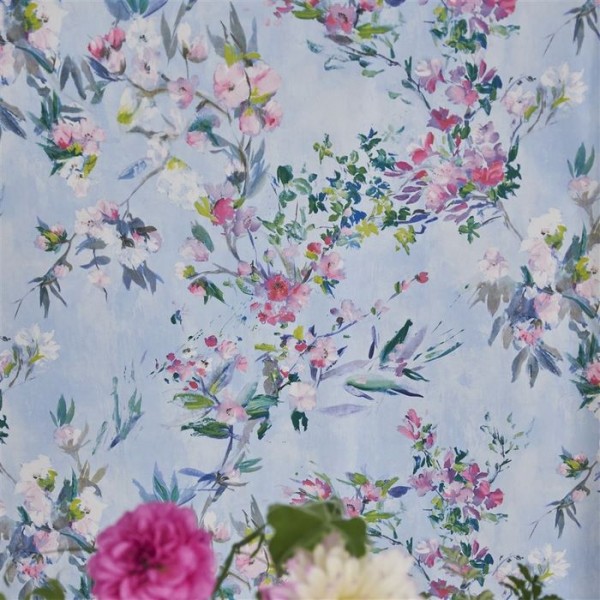 Carta da Parati PDG1024/03 FAIENCE SILVER - Designers Guild