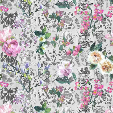 Carta da Parati PDG1028/02 MAJOLICA SLATE - Designers Guild