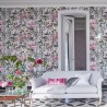 Carta da Parati PDG1028/02 MAJOLICA SLATE - Designers Guild