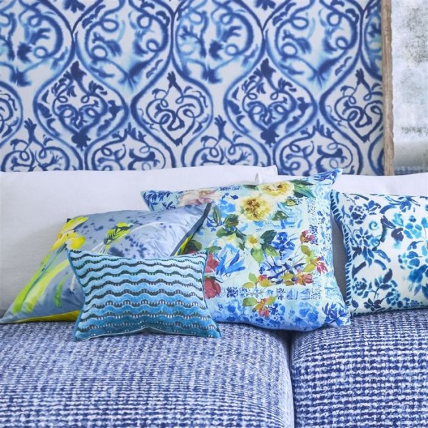 Carta da Parati PDG1029/01 ARABESQUE COBALT - Designers Guild