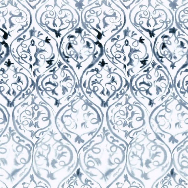 Carta da Parati PDG1029/02 ARABESQUE GRAPHITE - Designers Guild