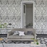 Carta da Parati PDG1029/02 ARABESQUE GRAPHITE - Designers Guild