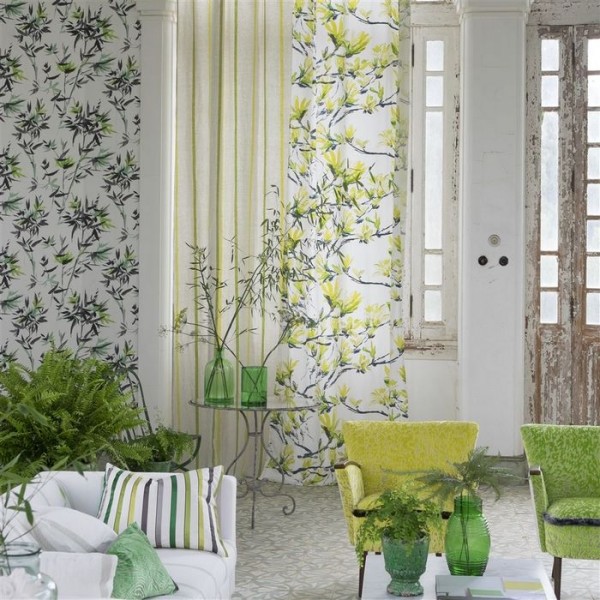 Papel de parede PDG652/04 BAMBOO - JADE - Designers Guild