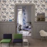 Papel de parede PDG652/05 BAMBOO - COBALT - Designers Guild