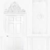 Papier peint BOISERIE13B0-02B - LONDON ART
