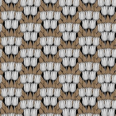 Papier peint SPOTTY TULIPS 17012-02OK - LONDON ART