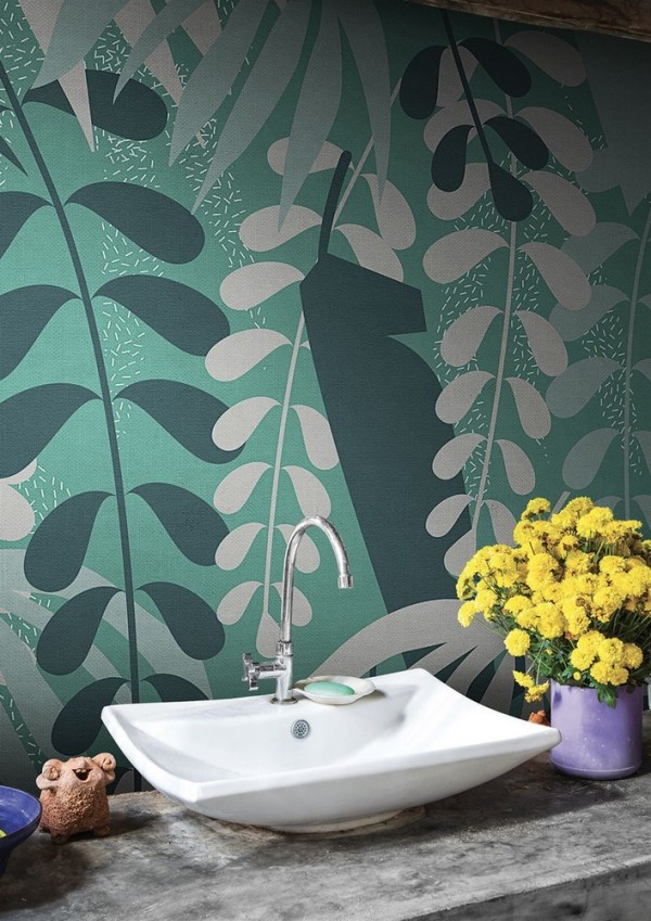 Papel de parede TROPICAL SHAPE 17102 -02 - LONDON ART
