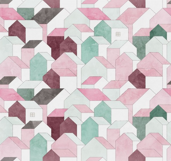 Wallpaper WELCOME TO SKY VALLEY 14064-3 - LONDON ART