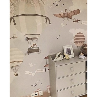Papier peint Amelia Earhart II - LITTLE HANDS