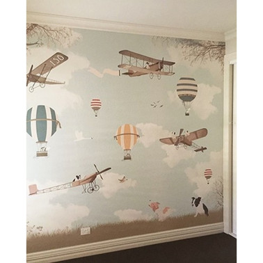 Papier peint Amelia Earhart III - LITTLE HANDS