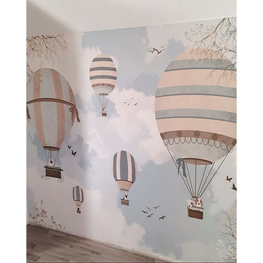Papier peint Balloon Ride II - LITTLE HANDS