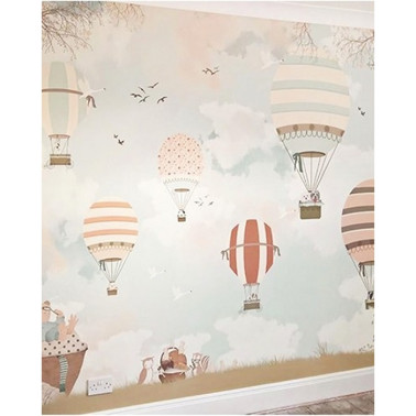 Papier peint Balloon Ride VII - LITTLE HANDS