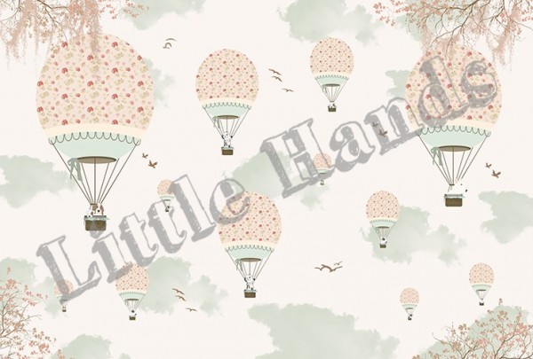 Papier peint Balloon Ride VIII - LITTLE HANDS