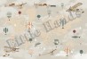Tapete Balloon Ride World Map - LITTLE HANDS