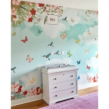 Papel de parede Butterflies - LITTLE HANDS