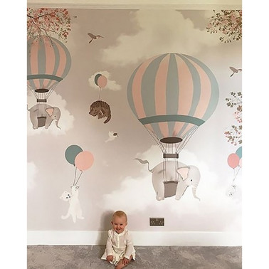 Papier peint Falling III - LITTLE HANDS