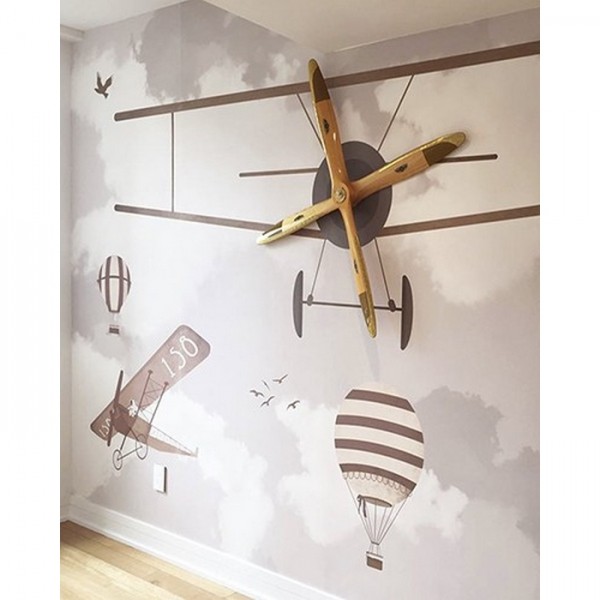 Papier peint Flying IV - LITTLE HANDS