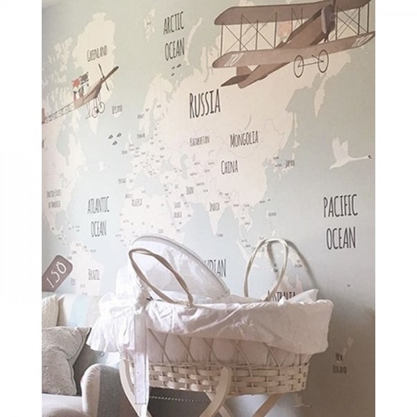 Papier peint Little Munnies Aviator - LITTLE HANDS