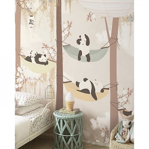Tapete Slepping Pandas - LITTLE HANDS